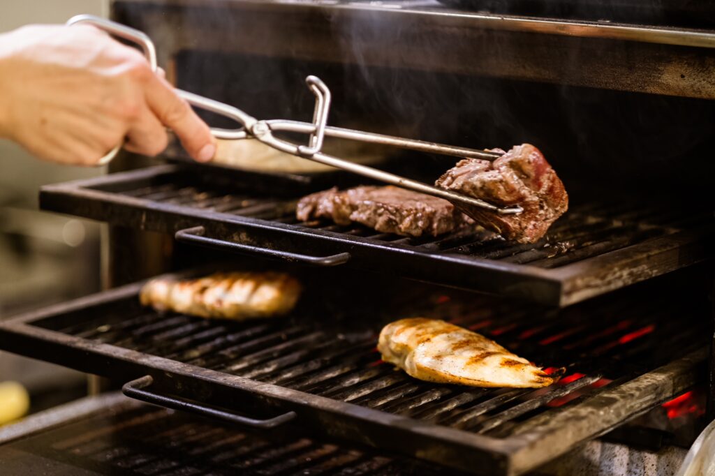 Detail z Josper sekcie